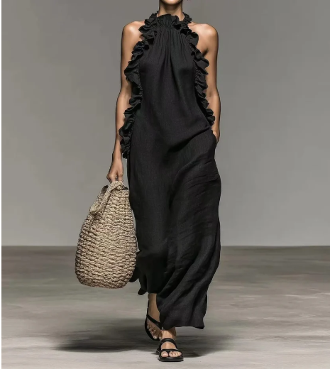 Adriana — Vestido Maxi Halter